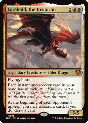 Lorehold, the Historian card from Promo Pack: Secrets of Strixhaven