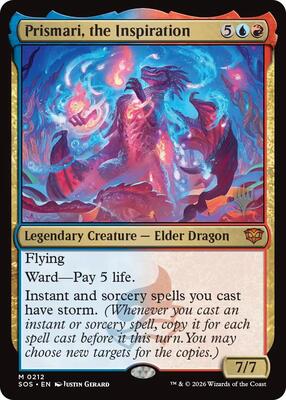 Prismari, the Inspiration card from Promo Pack: Secrets of Strixhaven