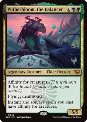 Witherbloom, the Balancer card from Promo Pack: Secrets of Strixhaven