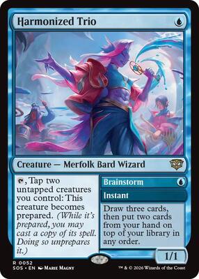 Harmonized Trio card from Promo Pack: Secrets of Strixhaven