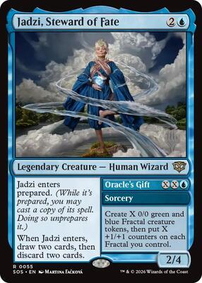 Jadzi, Steward of Fate card from Promo Pack: Secrets of Strixhaven