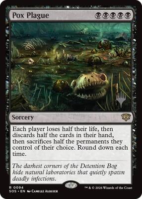 Pox Plague card from Promo Pack: Secrets of Strixhaven