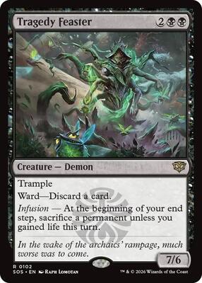 Tragedy Feaster card from Promo Pack: Secrets of Strixhaven