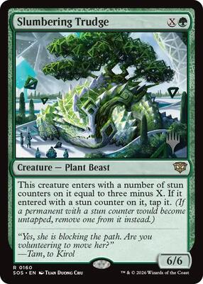 Slumbering Trudge card from Promo Pack: Secrets of Strixhaven