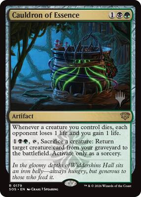 Cauldron of Essence card from Promo Pack: Secrets of Strixhaven