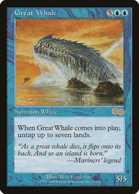 Great Whale card from Urza's Saga