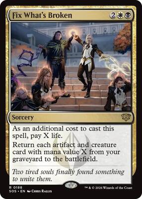 Fix What's Broken card from Promo Pack: Secrets of Strixhaven