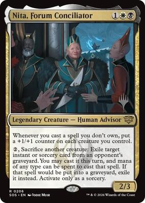 Nita, Forum Conciliator card from Promo Pack: Secrets of Strixhaven