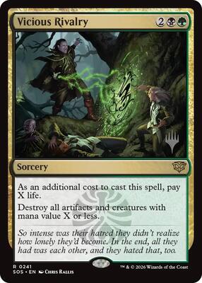 Vicious Rivalry card from Promo Pack: Secrets of Strixhaven