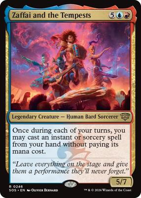 Zaffai and the Tempests card from Promo Pack: Secrets of Strixhaven