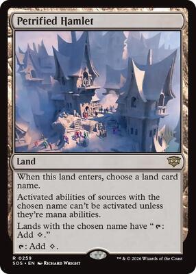 Petrified Hamlet card from Promo Pack: Secrets of Strixhaven