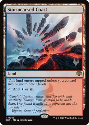 Stormcarved Coast card from Promo Pack: Secrets of Strixhaven