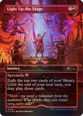Light Up the Stage card from Secret Lair Drop Series