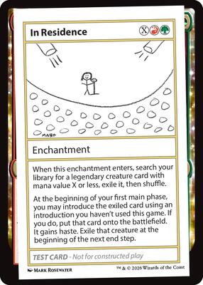 In Residence card from Mystery Booster: Convention Edition Exclusives