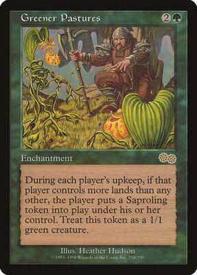 Greener Pastures card from Urza's Saga
