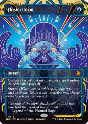 Flusterstorm card from Secrets of Strixhaven: Mystical Archive
