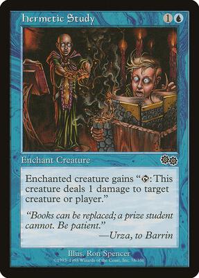 Hermetic Study card from Urza's Saga