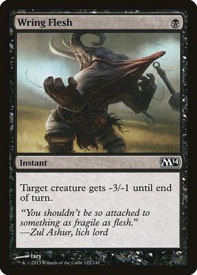 Wring Flesh card from Magic 2014 (M14)