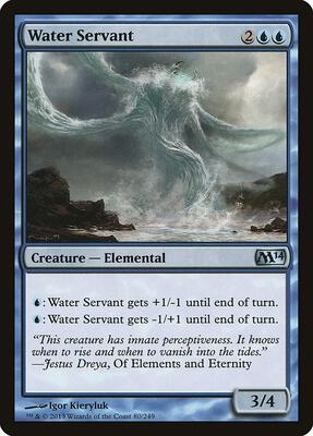 Water Servant card from Magic 2014 (M14)