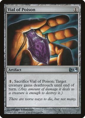 Vial of Poison card from Magic 2014 (M14)