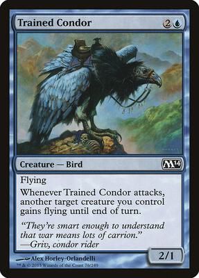 Trained Condor card from Magic 2014 (M14)