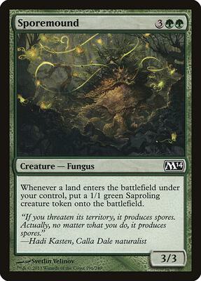 Sporemound card from Magic 2014 (M14)