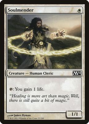 Soulmender card from Magic 2014 (M14)