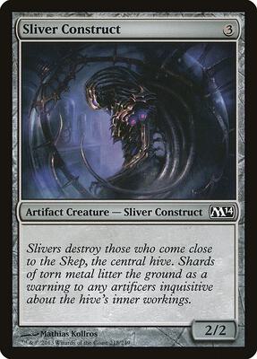 Sliver Construct card from Magic 2014 (M14)