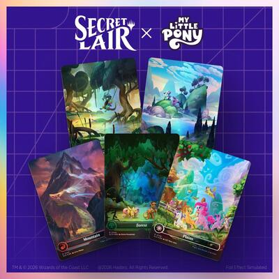 Secret Lair Drop: Secret Lair x My Little Pony: The Lands of Equestria - Traditional Foil Edition card from Secret Lair Drop Series