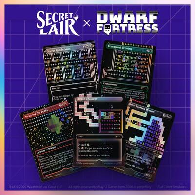 Secret Lair Drop: Secret Lair x Dwarf Fortress: Create New World - Traditional Foil Edition card from Secret Lair Drop Series