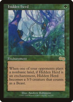 Hidden Herd card from Urza's Saga