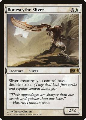 Bonescythe Sliver card from Magic 2014 (M14)