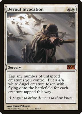 Devout Invocation card from Magic 2014 (M14)