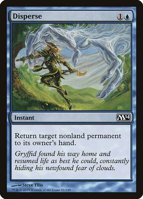 Disperse card from Magic 2014 (M14)
