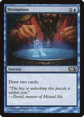 Divination card from Magic 2014 (M14)