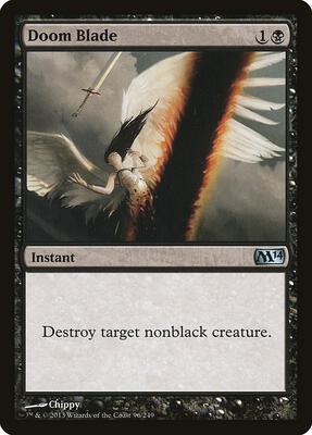 Doom Blade card from Magic 2014 (M14)