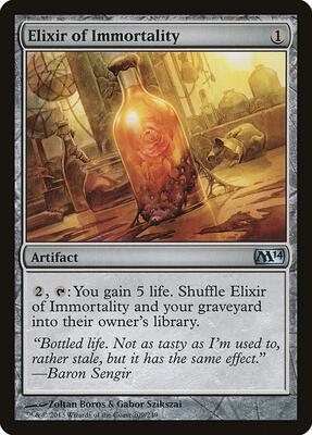 Elixir of Immortality card from Magic 2014 (M14)