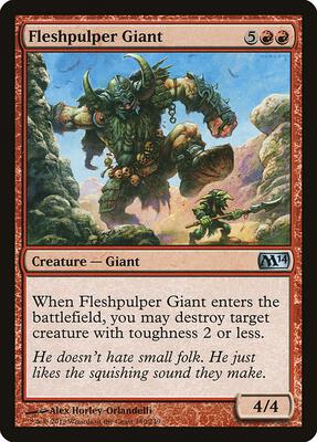 Fleshpulper Giant card from Magic 2014 (M14)