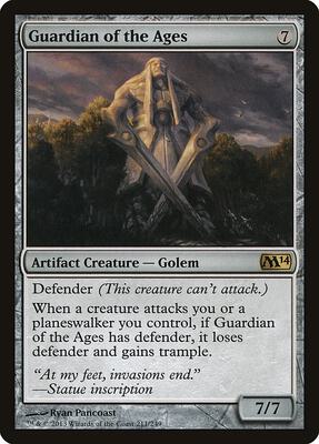 Guardian of the Ages card from Magic 2014 (M14)