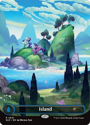 Island (2541) card from Secret Lair Drop Series