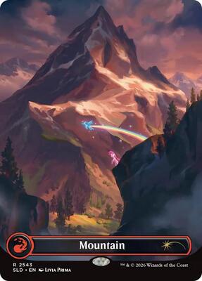 Mountain (2543) card from Secret Lair Drop Series