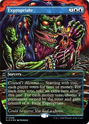 Expropriate card from Secret Lair Drop Series