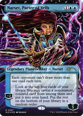 Narset, Parter of Veils (2397) card from Secret Lair Drop Series