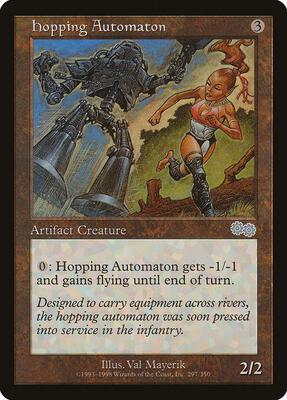 Hopping Automaton card from Urza's Saga