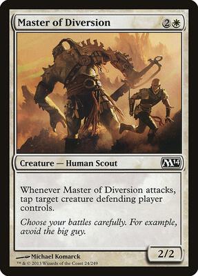 Master of Diversion card from Magic 2014 (M14)