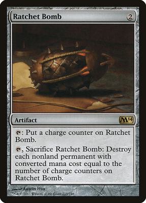 Ratchet Bomb card from Magic 2014 (M14)