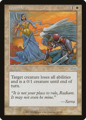 Humble card from Urza's Saga