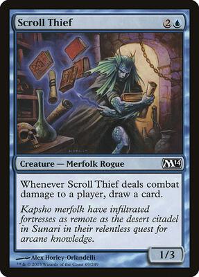 Scroll Thief card from Magic 2014 (M14)