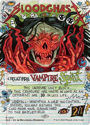 Bloodghast (2351) card from Secret Lair Drop Series