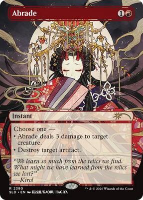 Abrade (2390) card from Secret Lair Drop Series